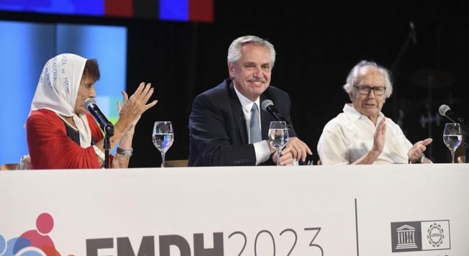 Fernández: “El pueblo argentino ha hecho de los derechos humanos una política de Estado”