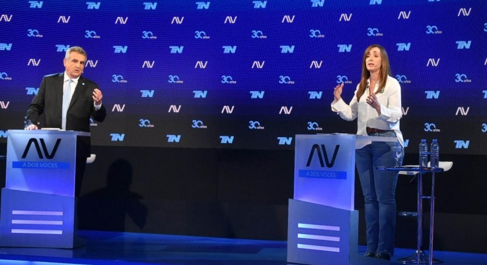 Rossi y Villarruel protagonizaron un tenso debate con fuertes cruces y chicanas