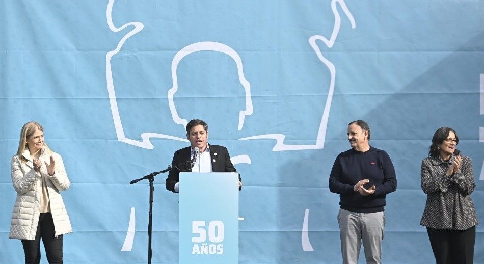 Kicillof criticó a Milei, en el homenaje a Perón: “Nuestro pacto es con el pueblo