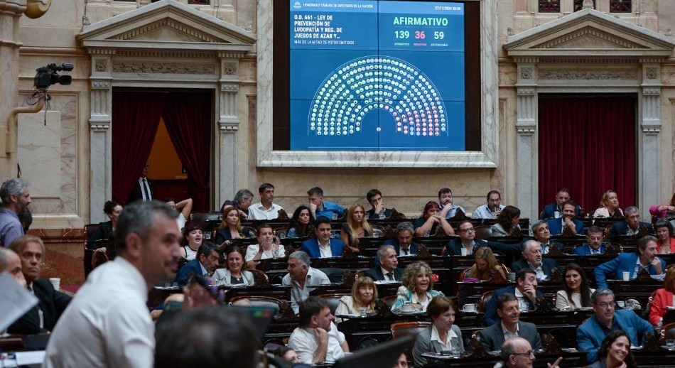 Diputados le dio media sanción a la ley que regula apuestas online 