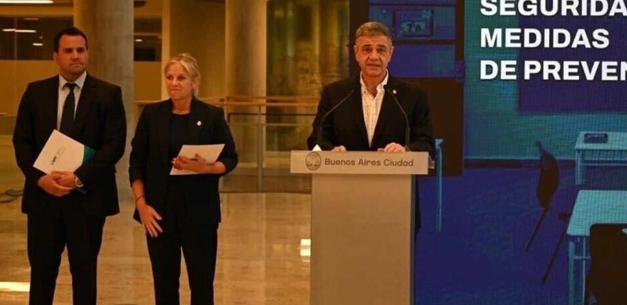 Jorge Macri anunció un protocolo en las escuelas por la ola de amenazas de alumnos