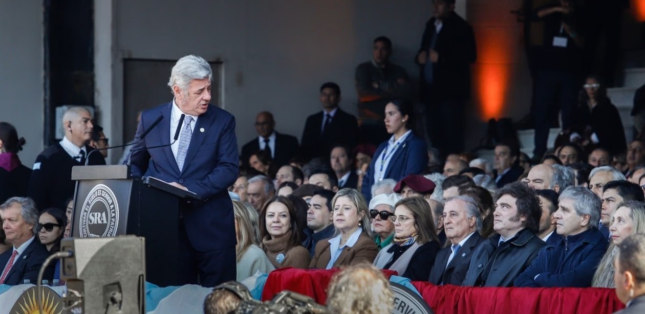 Nicolás Pino reclamó el fin definitivo de las retenciones y destacó el aporte del campo